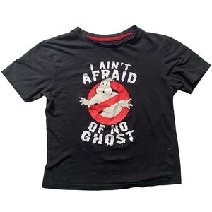 GHOSTBUSTERS GRAPHIC‎ BLACK BABY SHORT SLEEVE TEE SIZE SMALL
